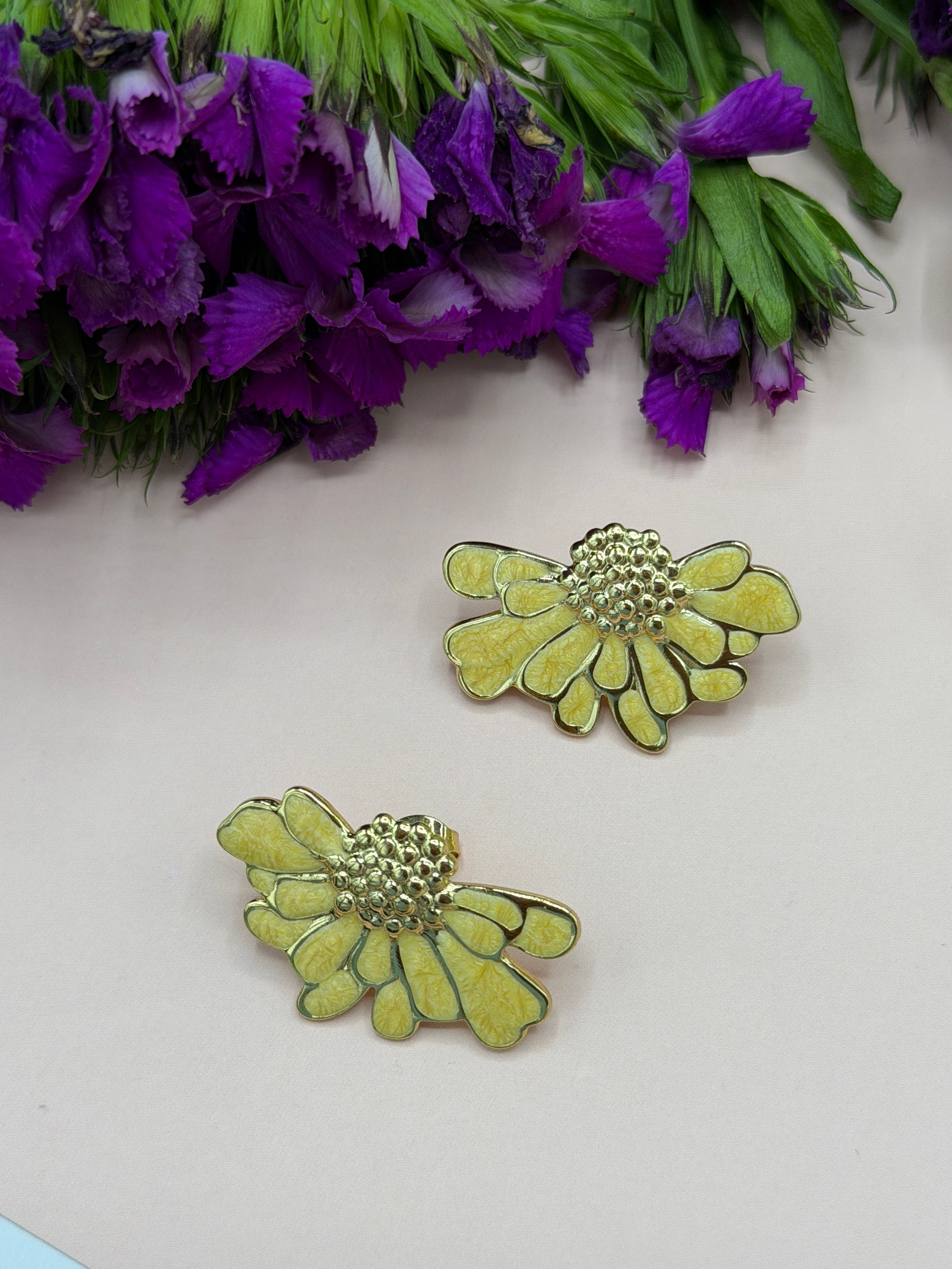 BOUCLE D'OREILLE DAHLIA