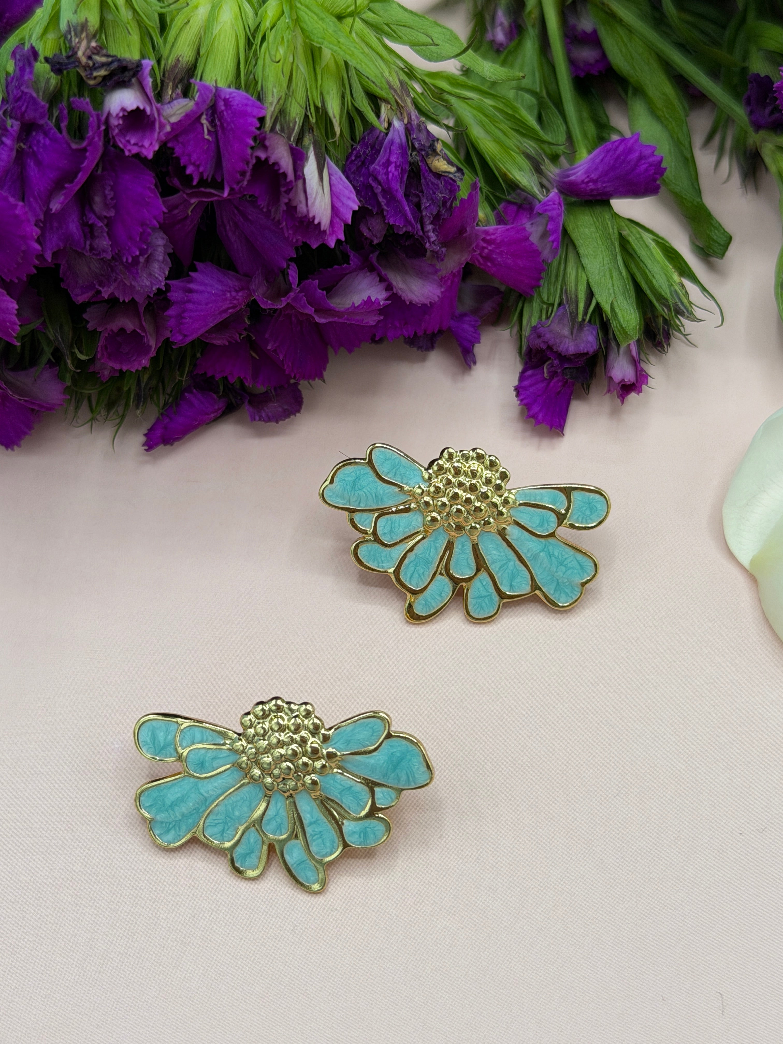 BOUCLE D'OREILLE DAHLIA