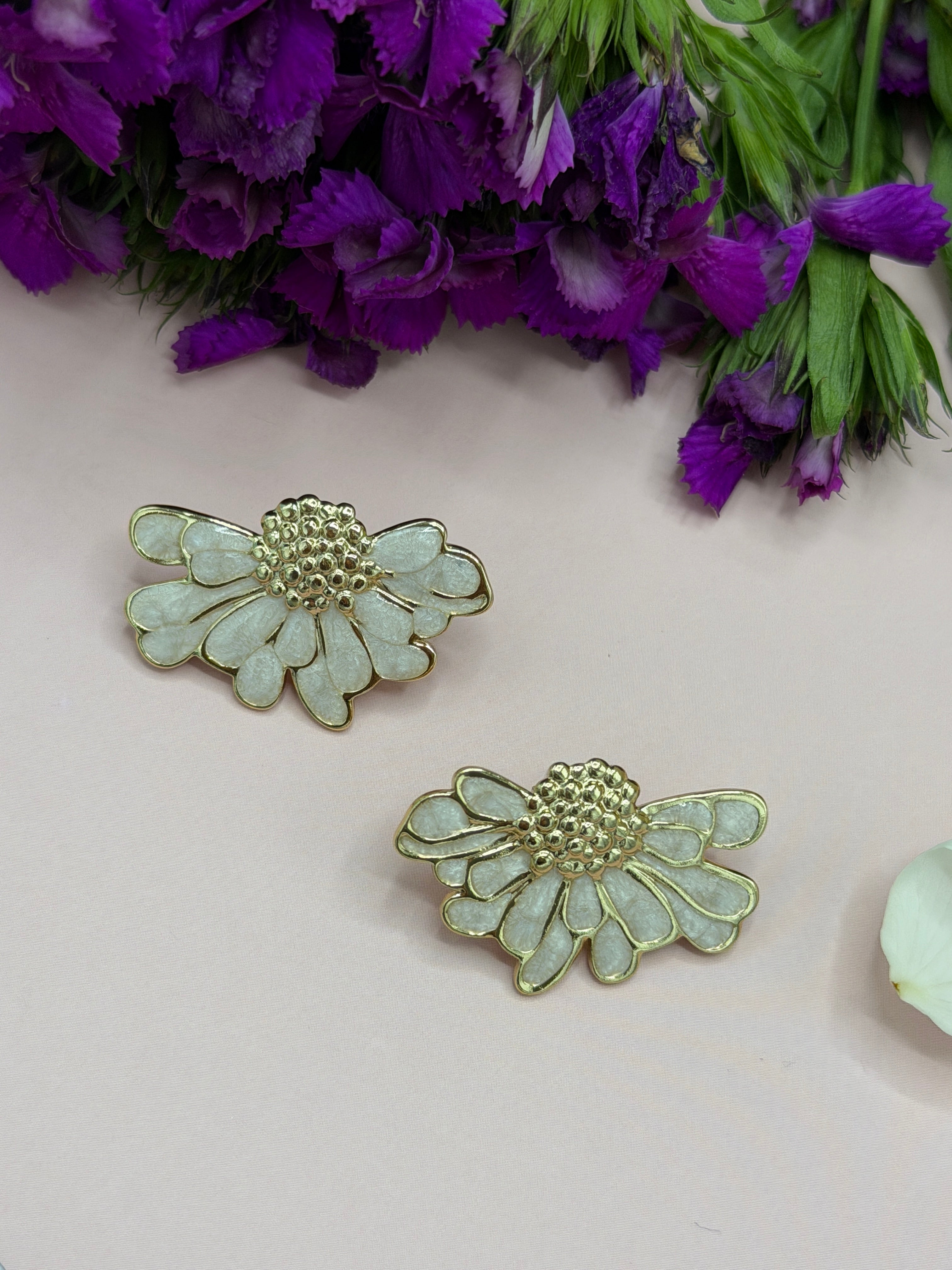 BOUCLE D'OREILLE DAHLIA